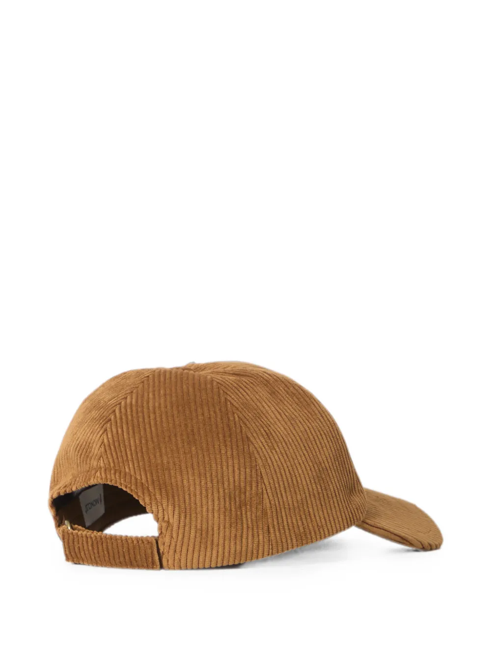 Moncler Ribfluwelen honkbalpet Bruin