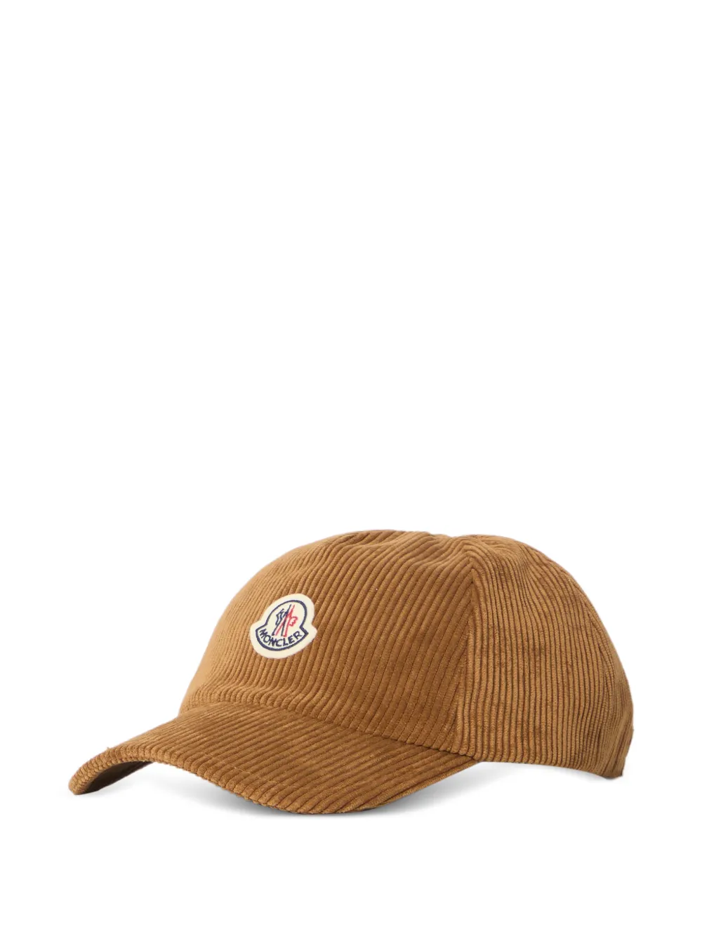 Moncler Ribfluwelen honkbalpet Bruin