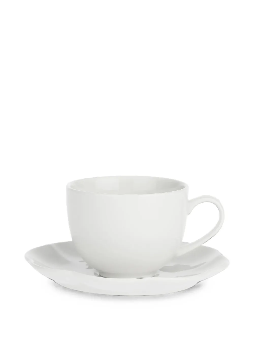 LA PORCELLANA BIANCA Villadeifiori tea cups and saucers (set of six) - Bianco
