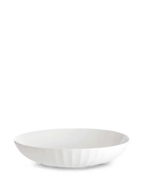 LA PORCELLANA BIANCA Pieve fluted pasta bowl