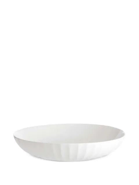 LA PORCELLANA BIANCA Pieve fluted pasta bowl