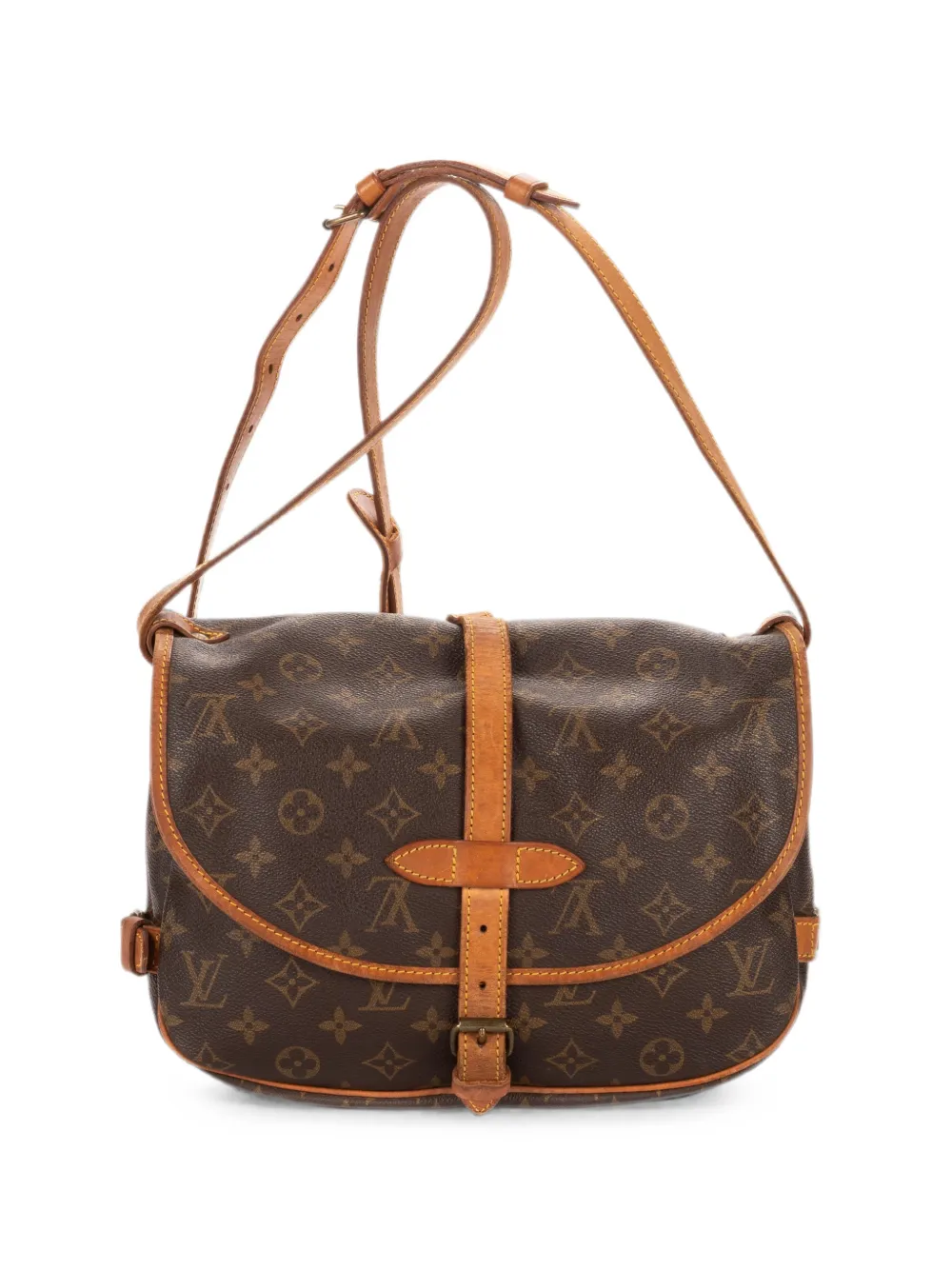 Louis Vuitton Pre-Owned 25 Saumur shoulder bag - Marrone