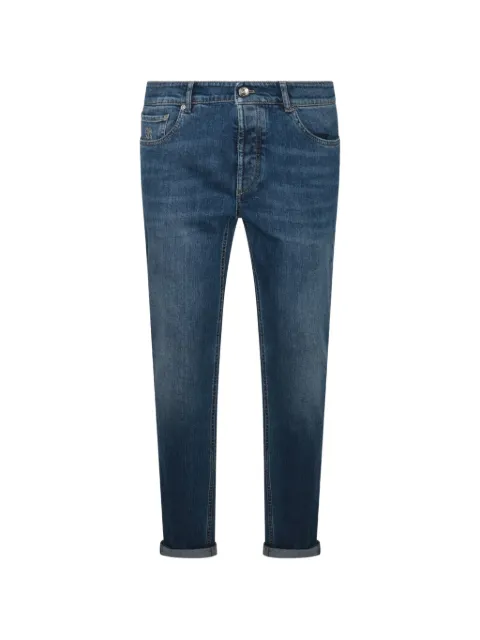 Brunello Cucinelli faded-effect jeans