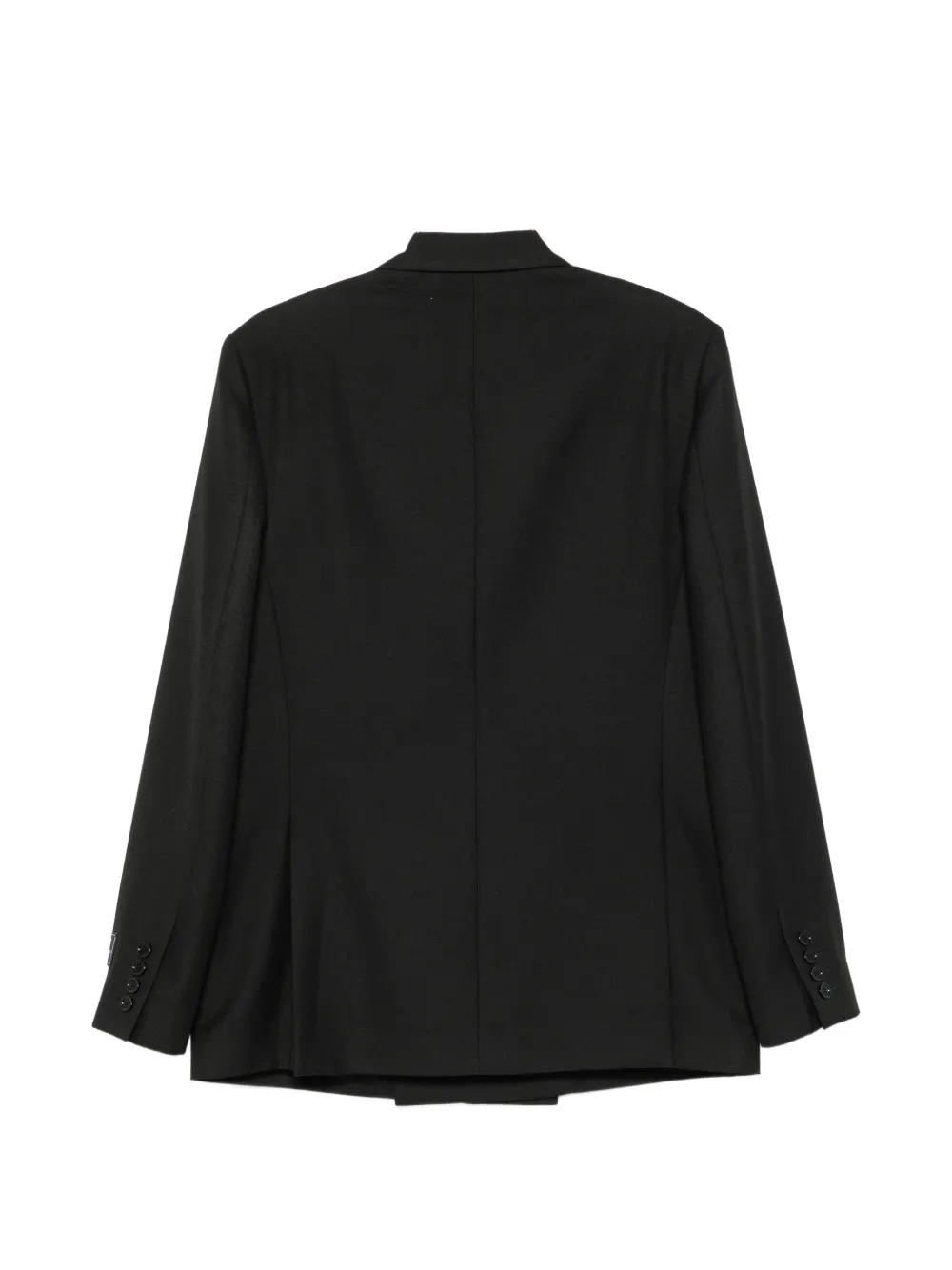 MSGM Blazer met logopatch Zwart