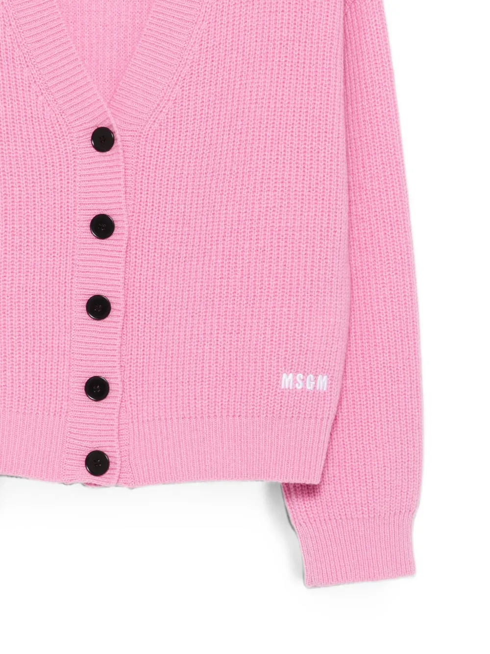 MSGM Vest met geborduurd logo Roze