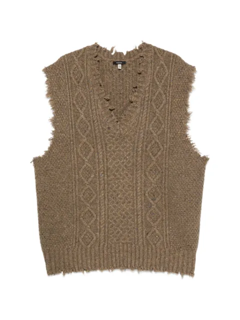 R13 top con cuello en V
