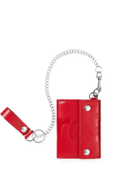 Supreme leather chain wallet