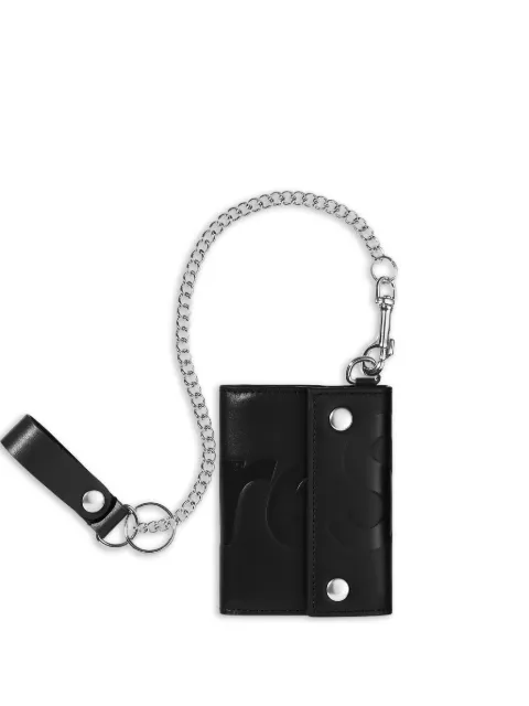 Supreme leather chain wallet