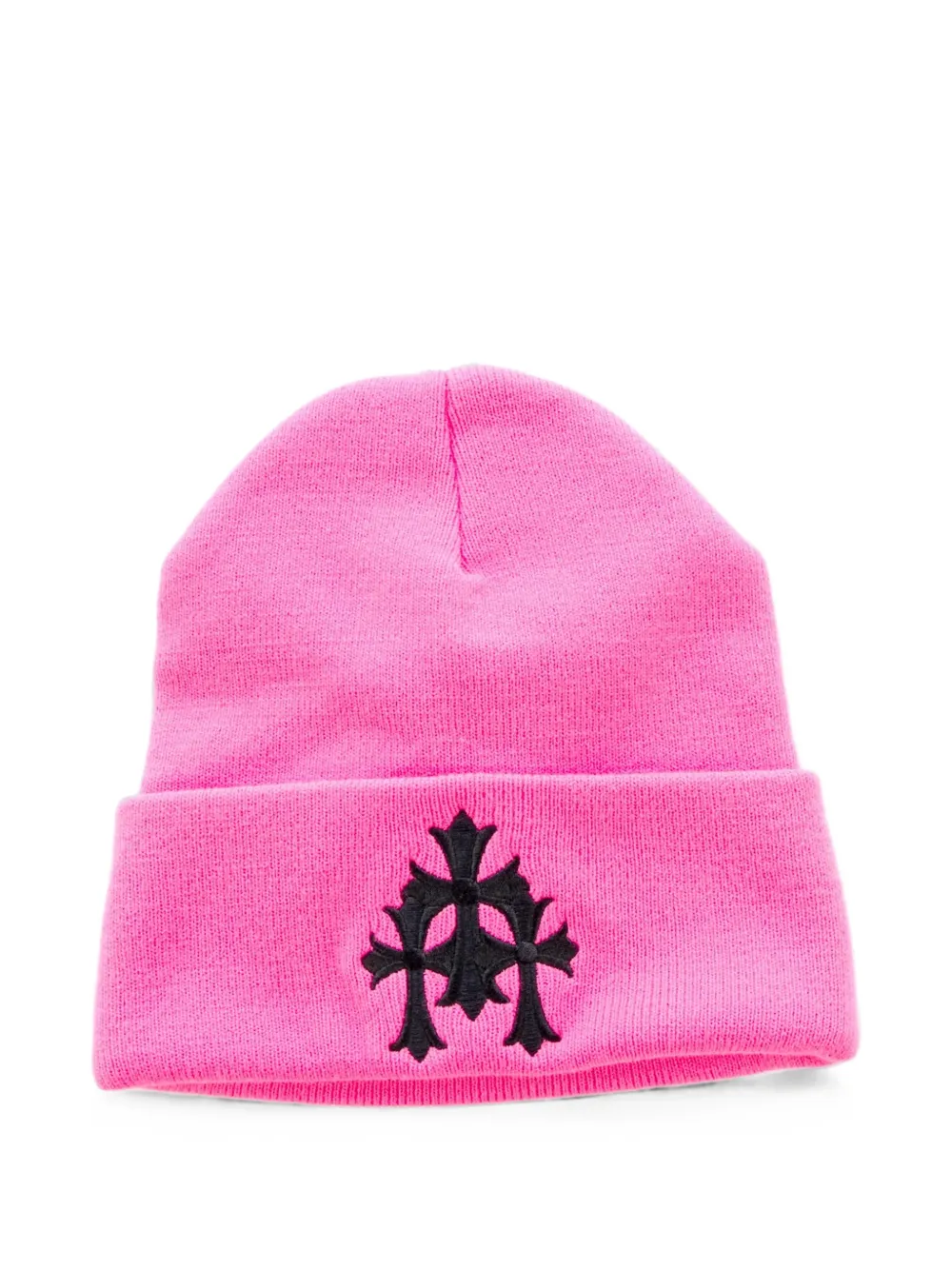 Chrome Hearts Triple Cross beanie hat - Rosa