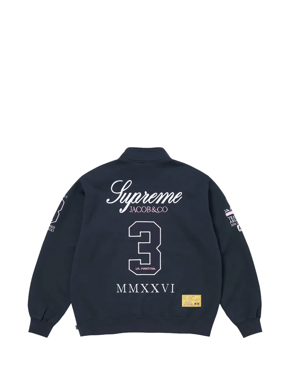 Supreme x La Martina x Jacob & Co sweater met rits Blauw