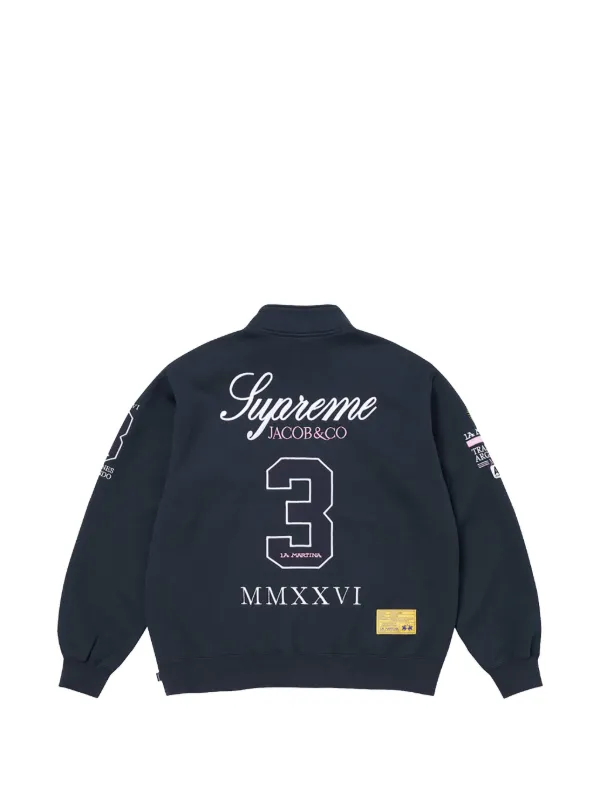 Supreme x La Martina x Jacob & Co zip-up Sweatshirt | Blue