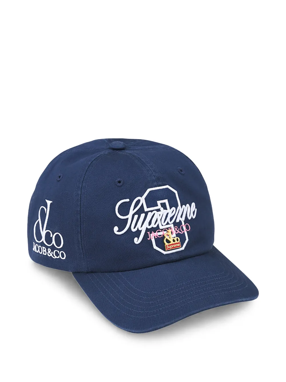 Supreme x La Martina x Jacob & Co honkbalpet Blauw