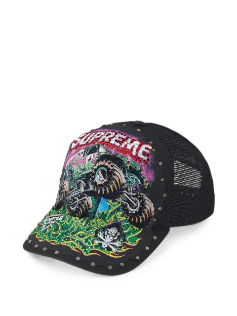 Supreme x Monster Jam Grave Digger mesh-back cap