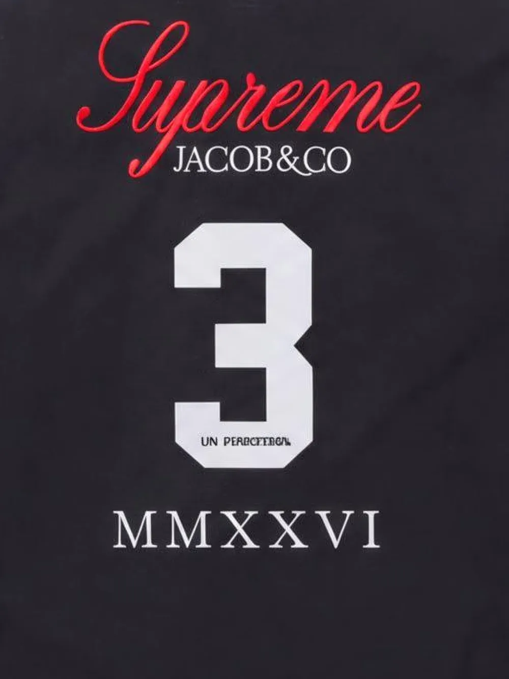 Supreme x La Martina poloshirt met logo-print Zwart