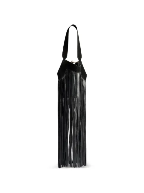 KHAITE Nano Lotus fringed tote bag