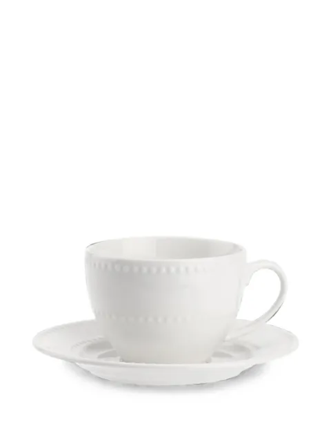 LA PORCELLANA BIANCA Collina tea cups and saucers (set of six)
