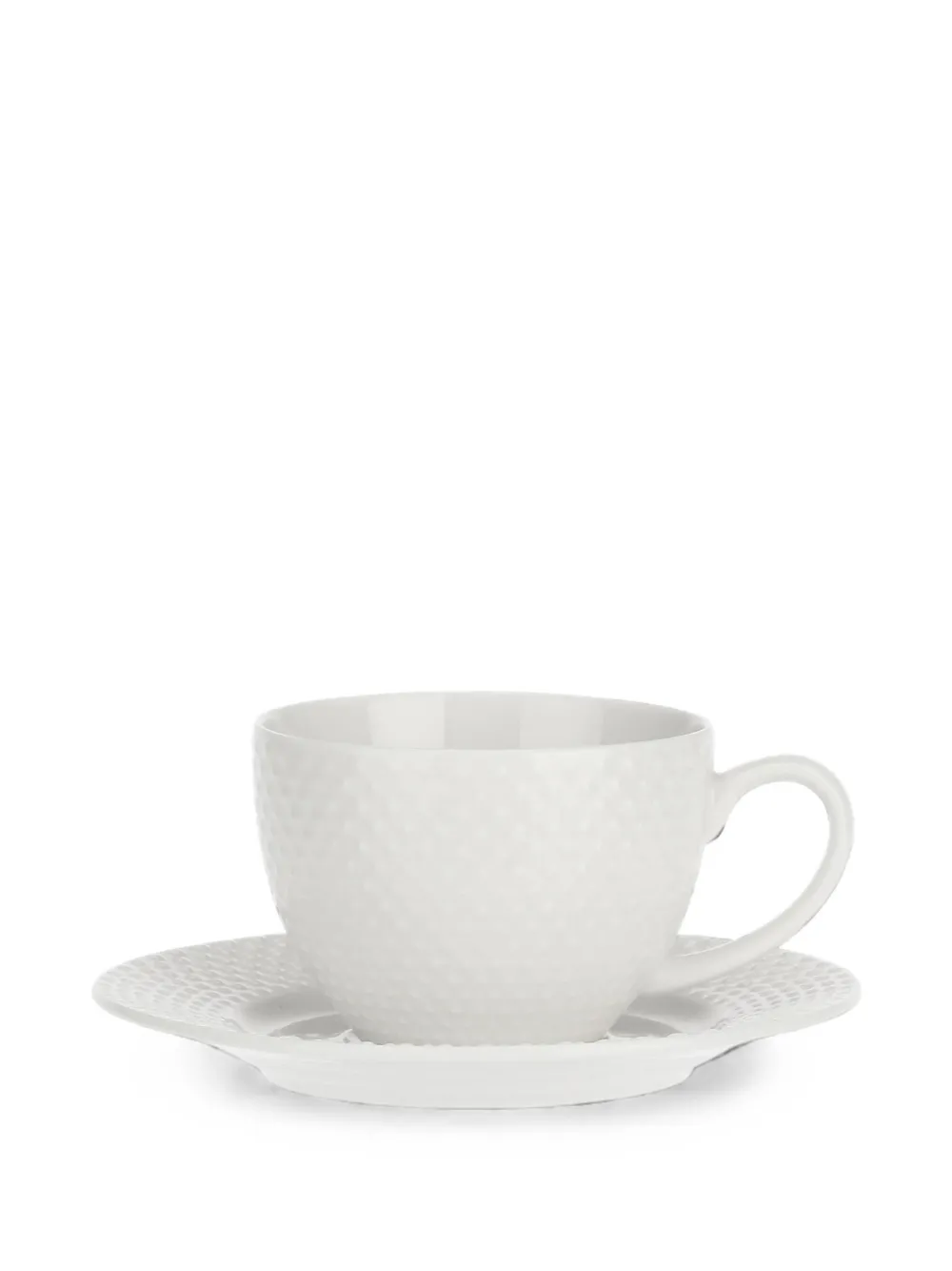 LA PORCELLANA BIANCA Richiamo espresso cups and saucers (set of six) - Bianco