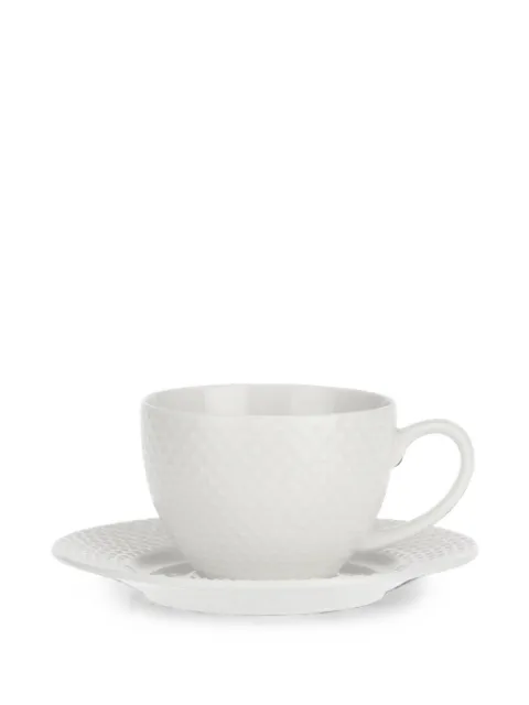 LA PORCELLANA BIANCA Richiamo espresso cups and saucers (set of six)