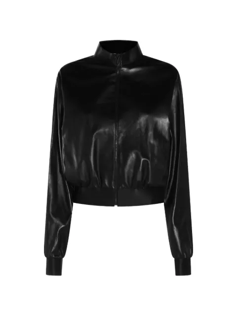 Gucci zip-up leather jacket