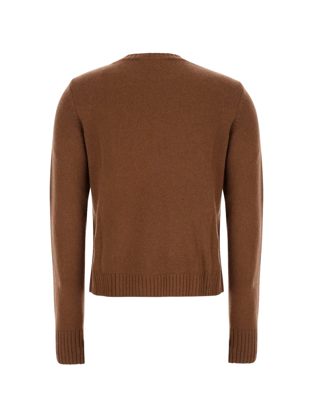 Max Mara Argyle-pattern Sweater In Brown