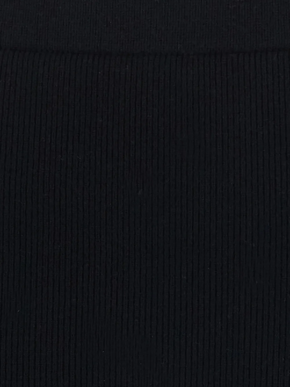 Max Mara ribbed-knit midi skirt Zwart