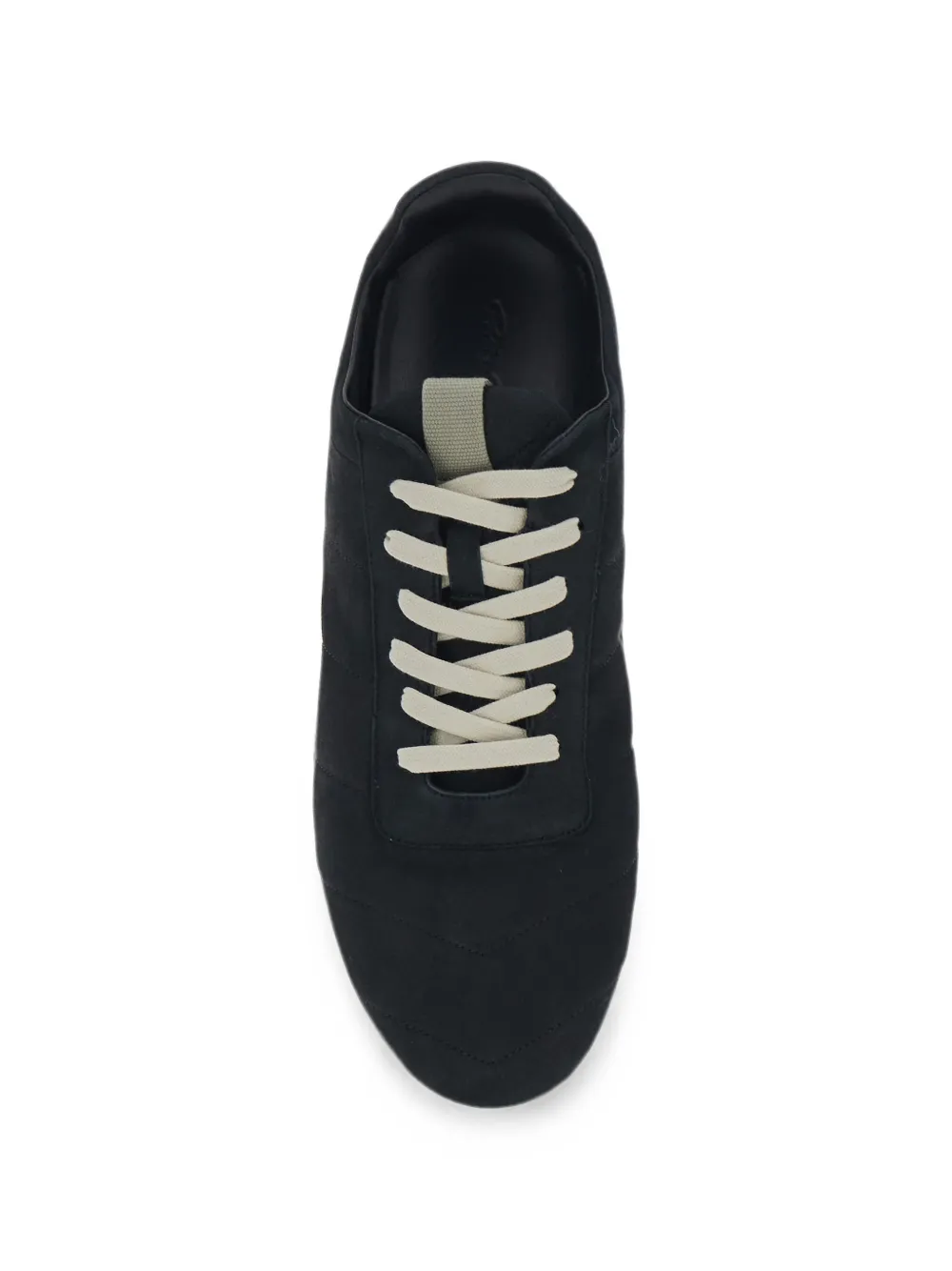 Rick Owens quilted lace-up sneakers Zwart