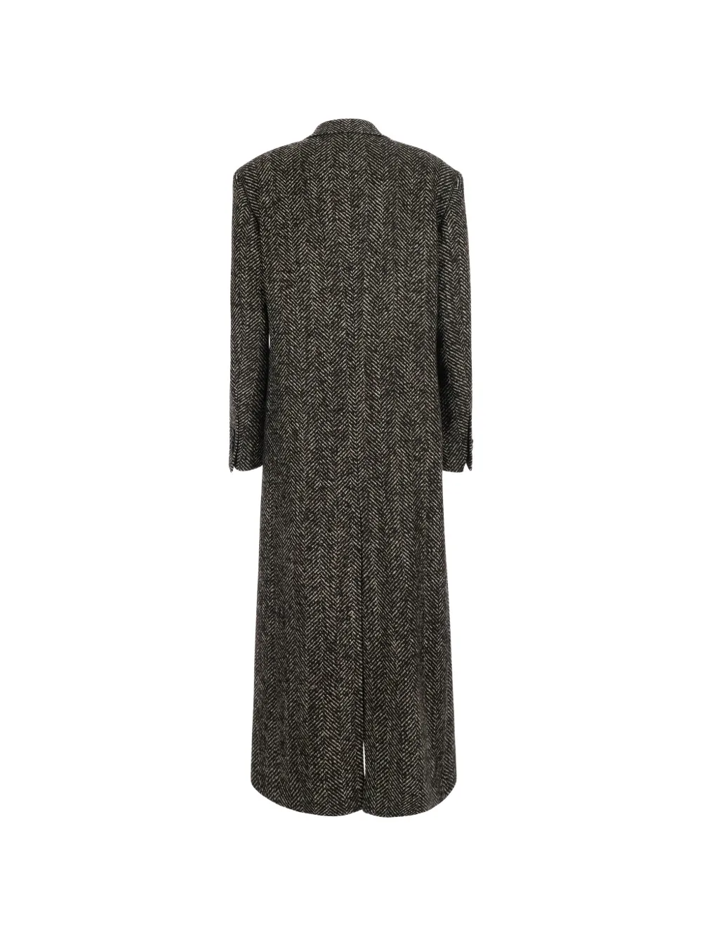 Tagliatore herringbone double-breasted coat Bruin