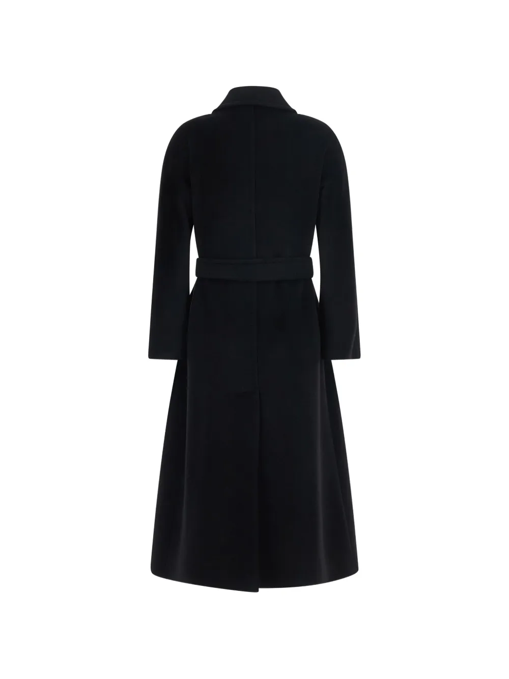 Max Mara belted wrap coat Zwart