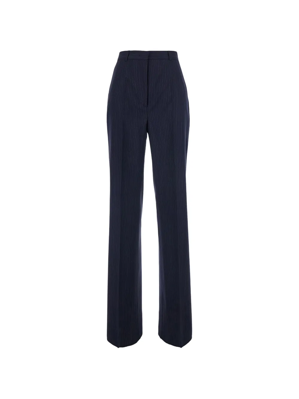 Max Mara pinstripe-pattern trousers - Blau
