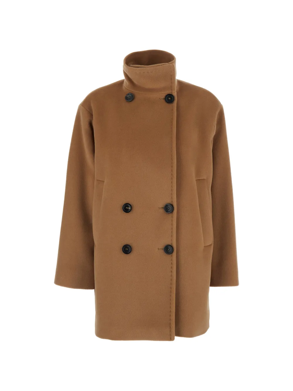 Max Mara double-breasted high-neck jacket