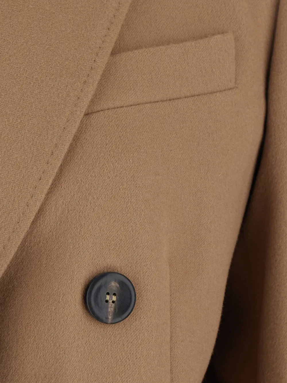 Max Mara Blazer met dubbele rij knopen Beige