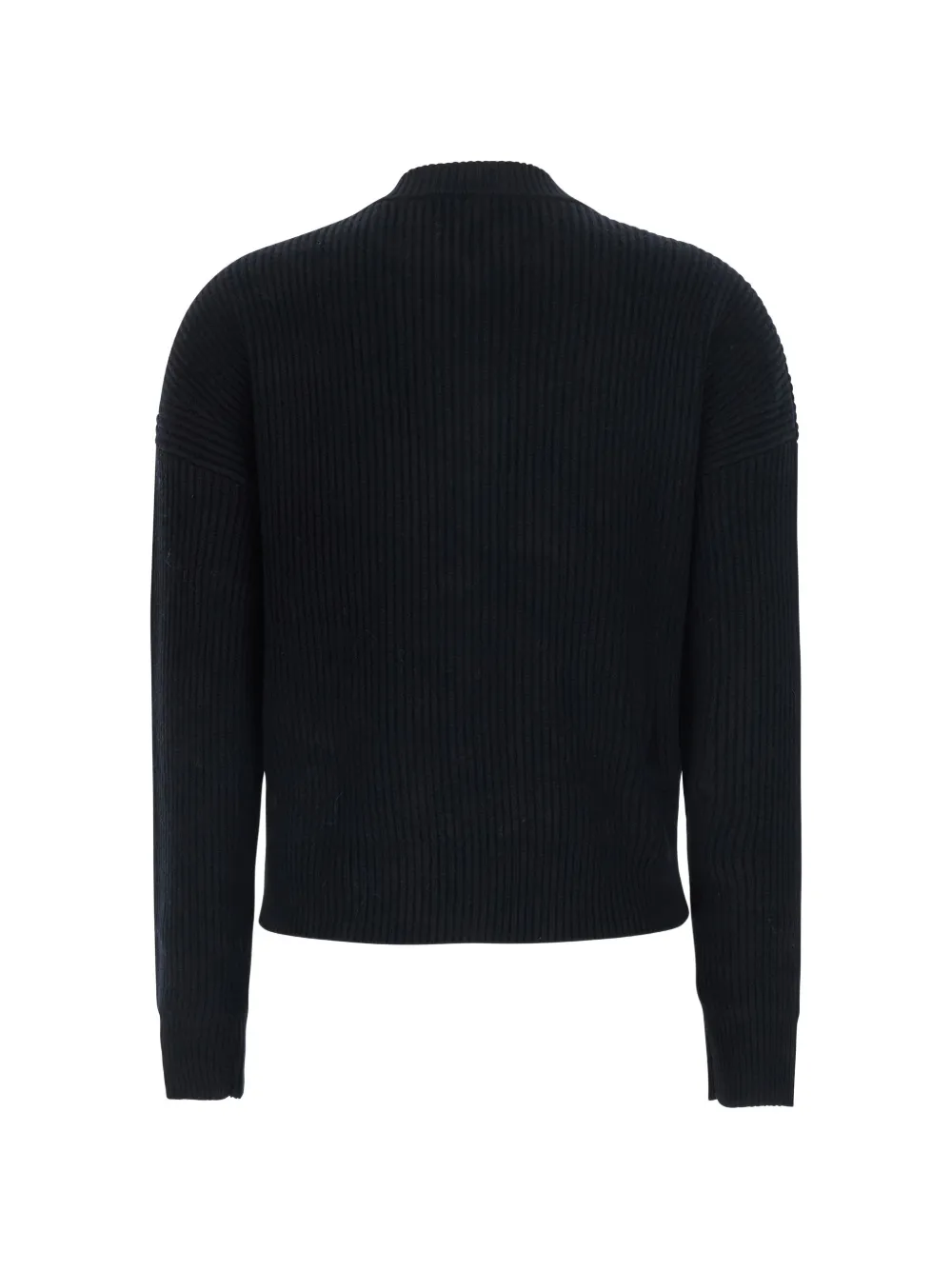 Max Mara Ribgebreid vest Zwart