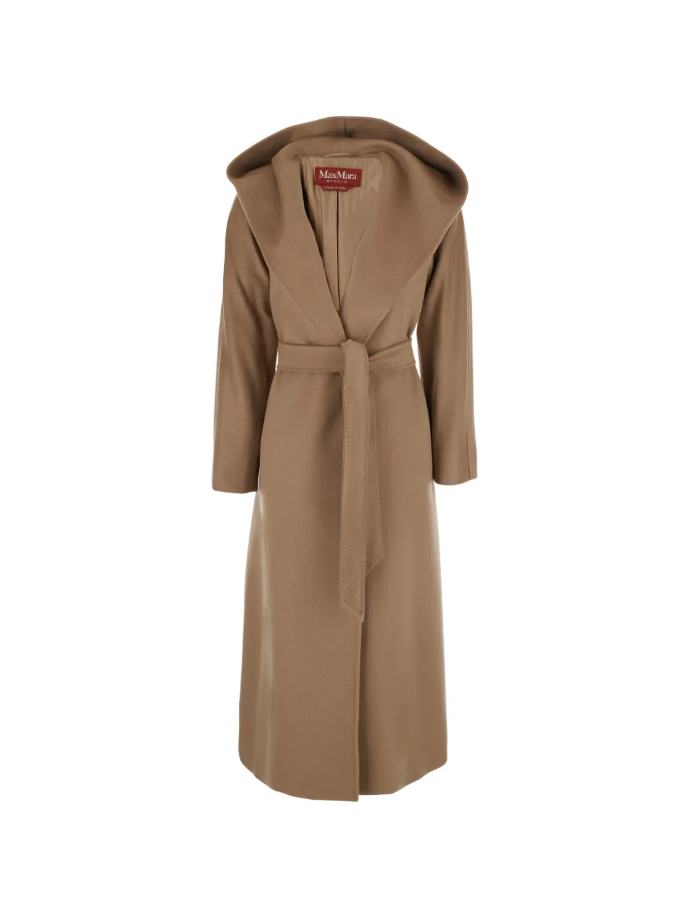 Max Mara hooded belted coat - Toni neutri