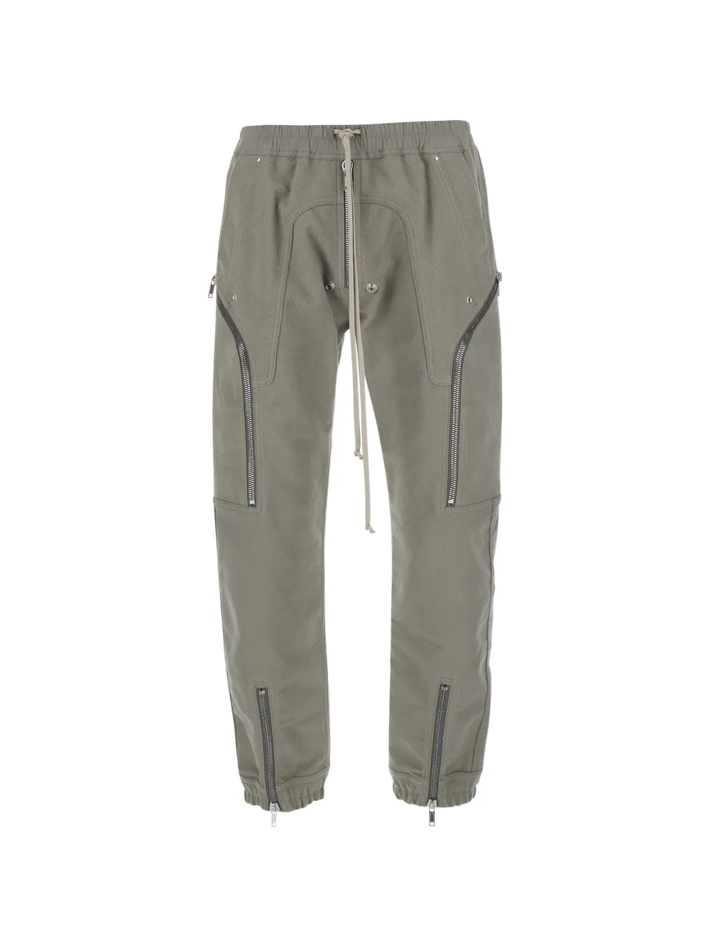 Rick Owens multi-zip cargo pants - Toni neutri