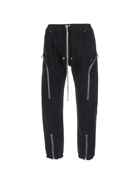Rick Owens zip-detail drawstring-waist trousers