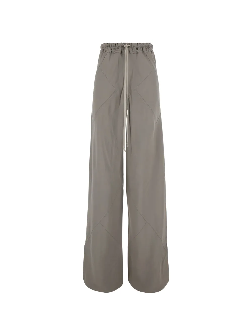 Rick Owens Bias drawstring-waist wide-leg trousers - Toni neutri