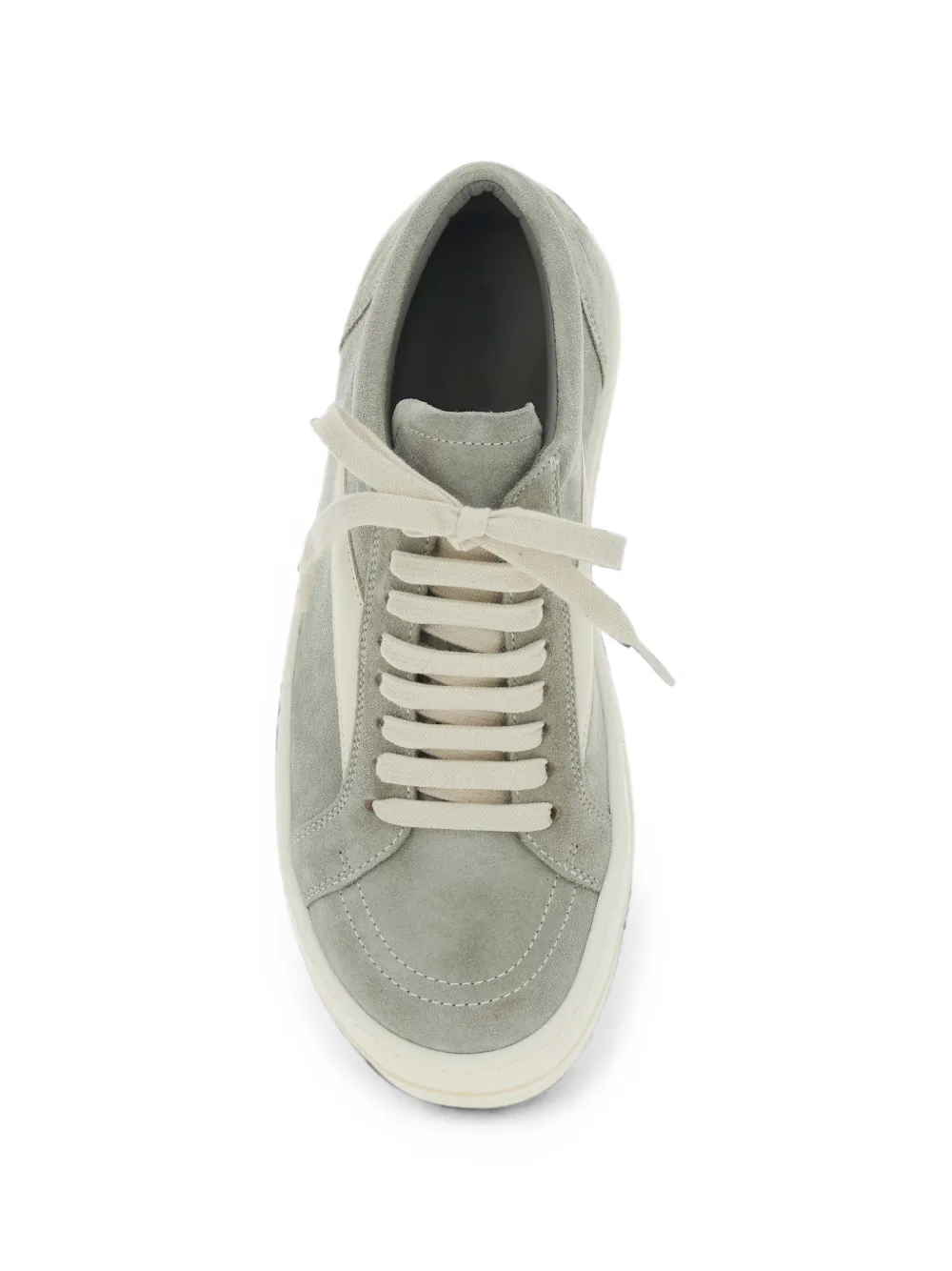 Rick Owens suede low-top sneakers Grijs