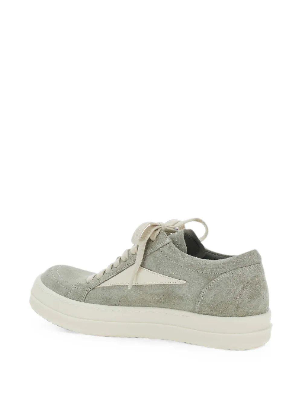 Rick Owens suede low-top sneakers Grijs