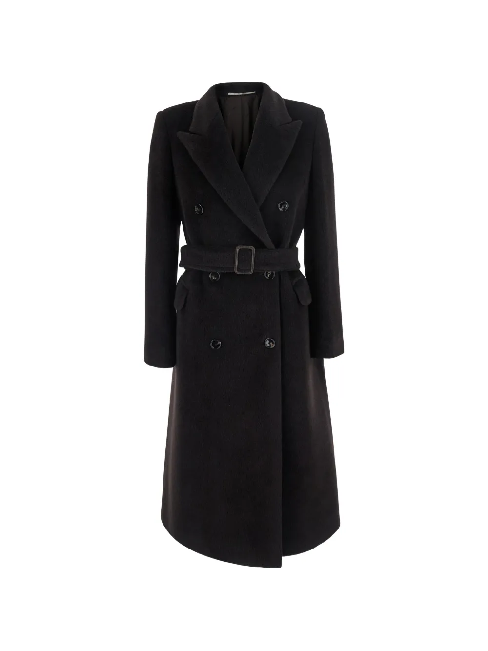 Tagliatore double-breasted belted coat - Braun
