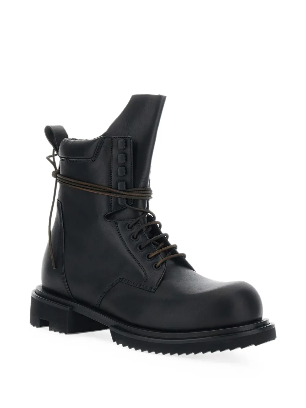 Rick Owens Gabe lace-up leather boots Zwart