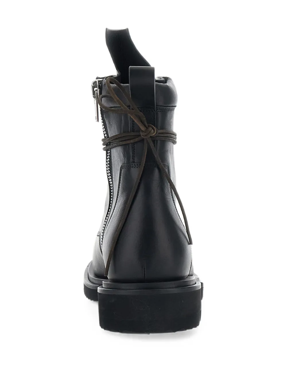 Rick Owens Gabe lace-up leather boots Zwart