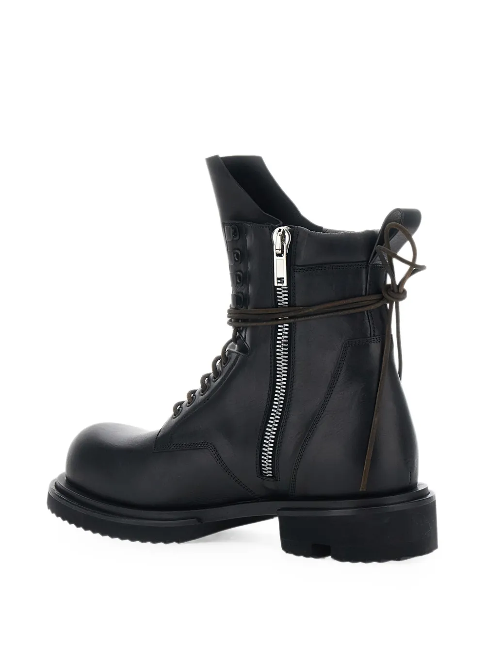 Rick Owens Gabe lace-up leather boots Zwart