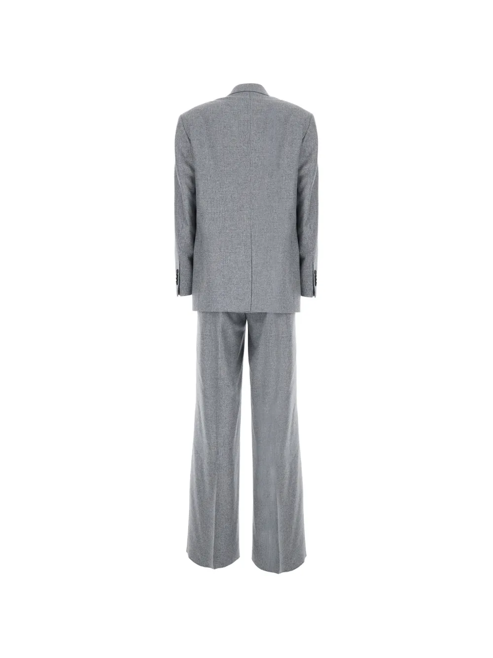 Tagliatore Prince of Wales check double-breasted suit Grijs