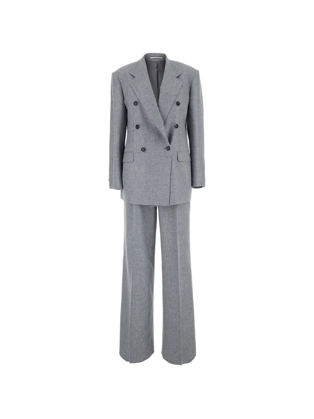 Tagliatore Prince of Wales check double-breasted suit - Grigio
