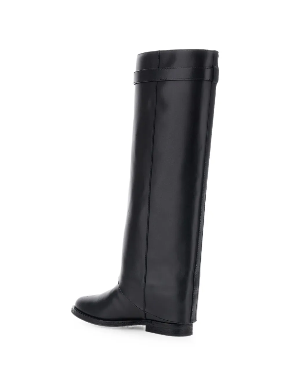 Via Roma 15 turnlock knee-high boots Zwart