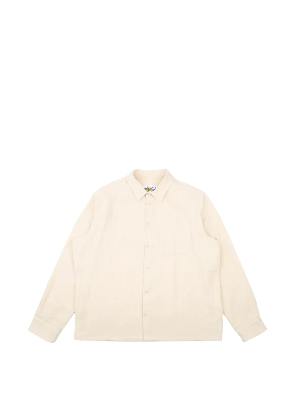 Naked and Famous True double-weave shirt - Bianco