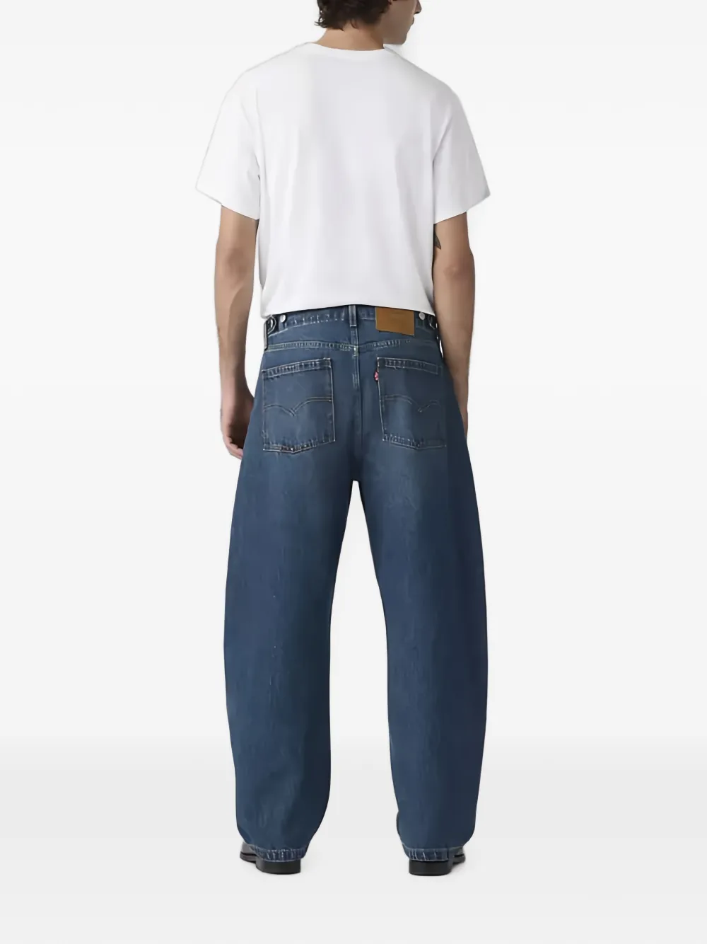 Levi's Baggy Barrel jeans met contrasterende stiksels Blauw