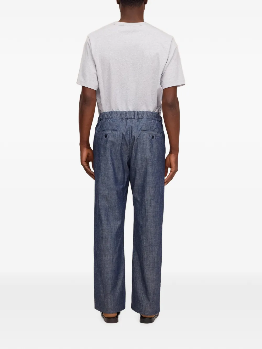 NN07 Kay geplooide broek Blauw