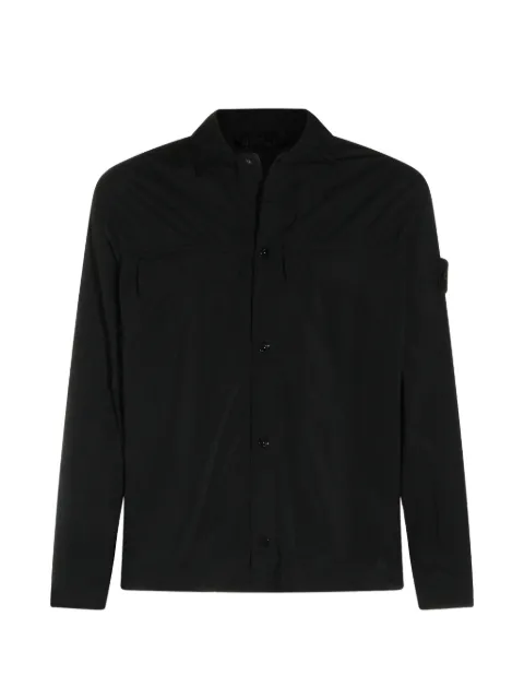 Stone Island logo-patch shirt