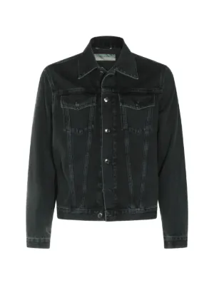 YMC Repetition Denim Jacket | Black | FARFETCH